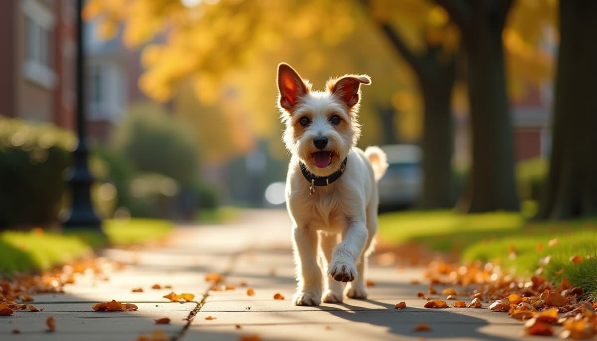 A dog on a walk — TPLO Surgery Cost in Boston, MA for Dogs