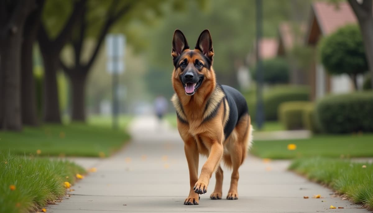 A dog on a walk — TPLO Surgery Cost in El Monte, CA for Dogs