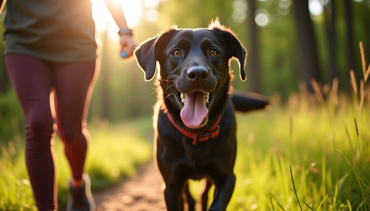A dog on a walk — TPLO Surgery Cost in Milwaukee, WI for Dogs