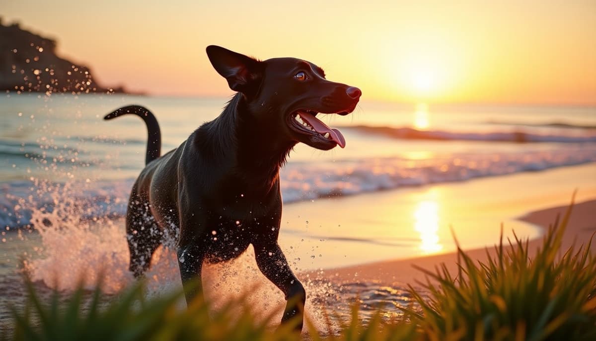 A dog on a walk — TPLO Surgery Cost in Oceanside, CA for Dogs