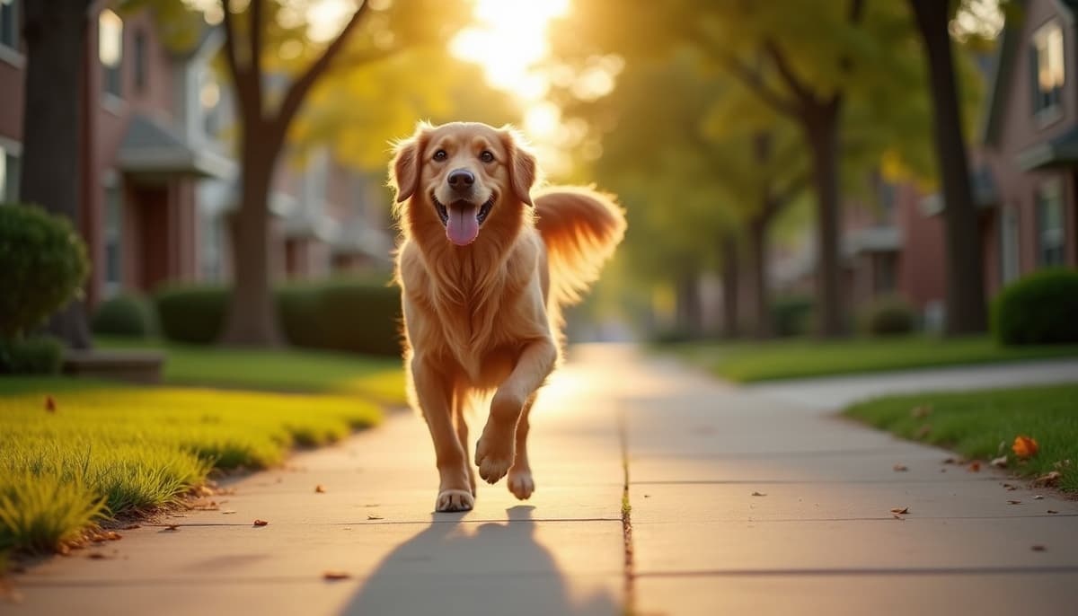 A dog on a walk — TPLO Surgery Cost in Omaha, NE for Dogs