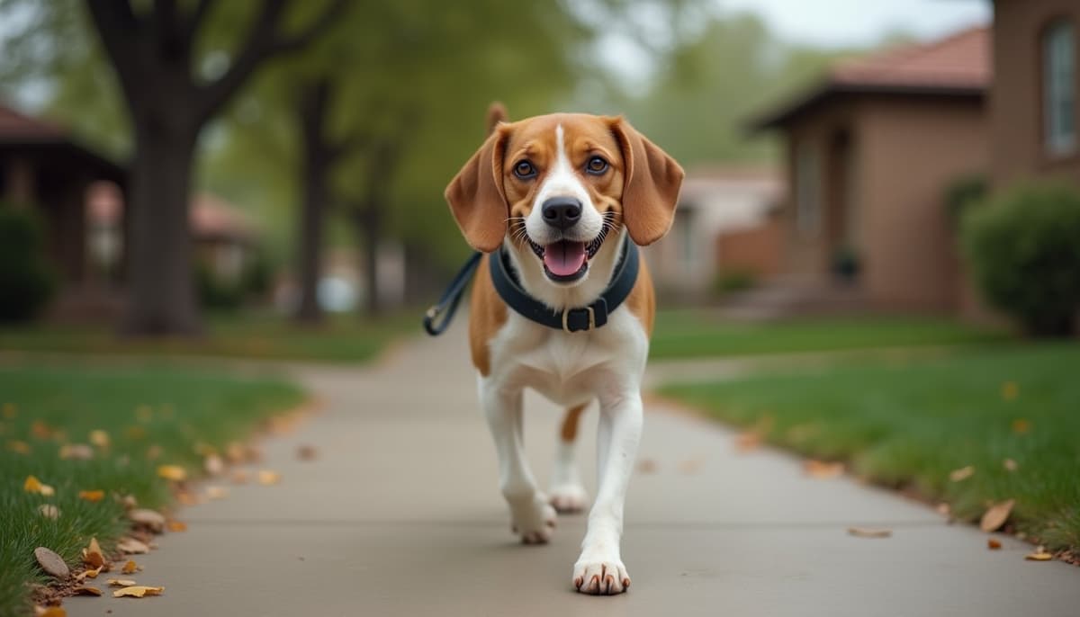 A dog on a walk — TPLO Surgery Cost in Pueblo, CO for Dogs