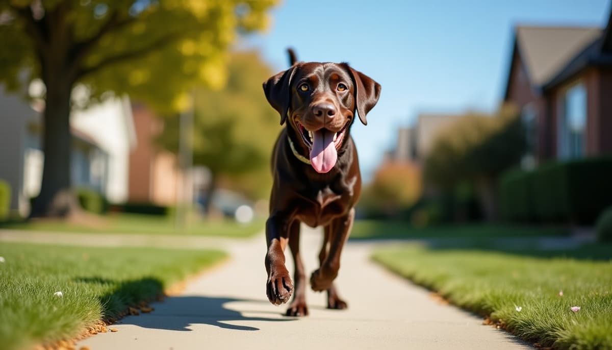 A dog on a walk — TPLO Surgery Cost in Richmond, VA for Dogs