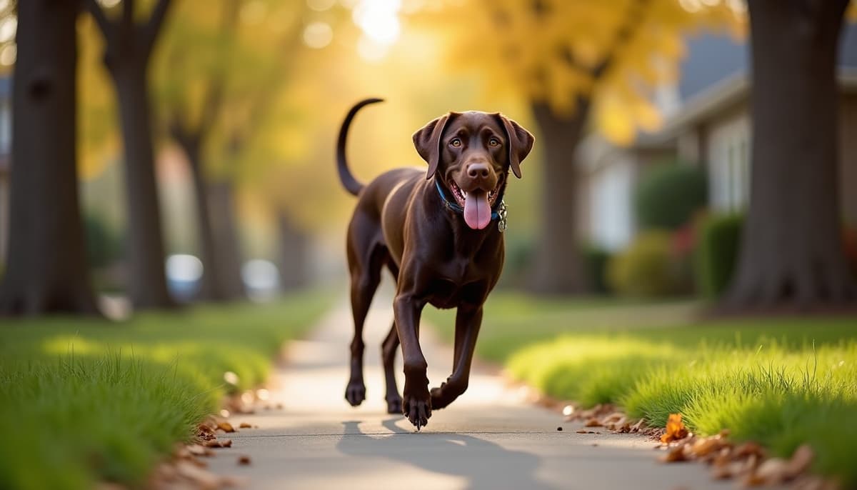 A dog on a walk — TPLO Surgery Cost in Spokane, WA for Dogs