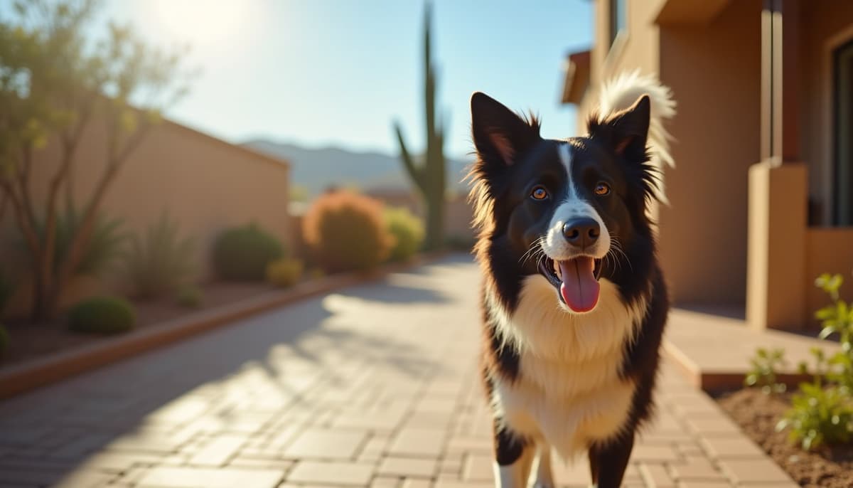 A dog on a walk — TPLO Surgery Cost in Tempe, AZ for Dogs