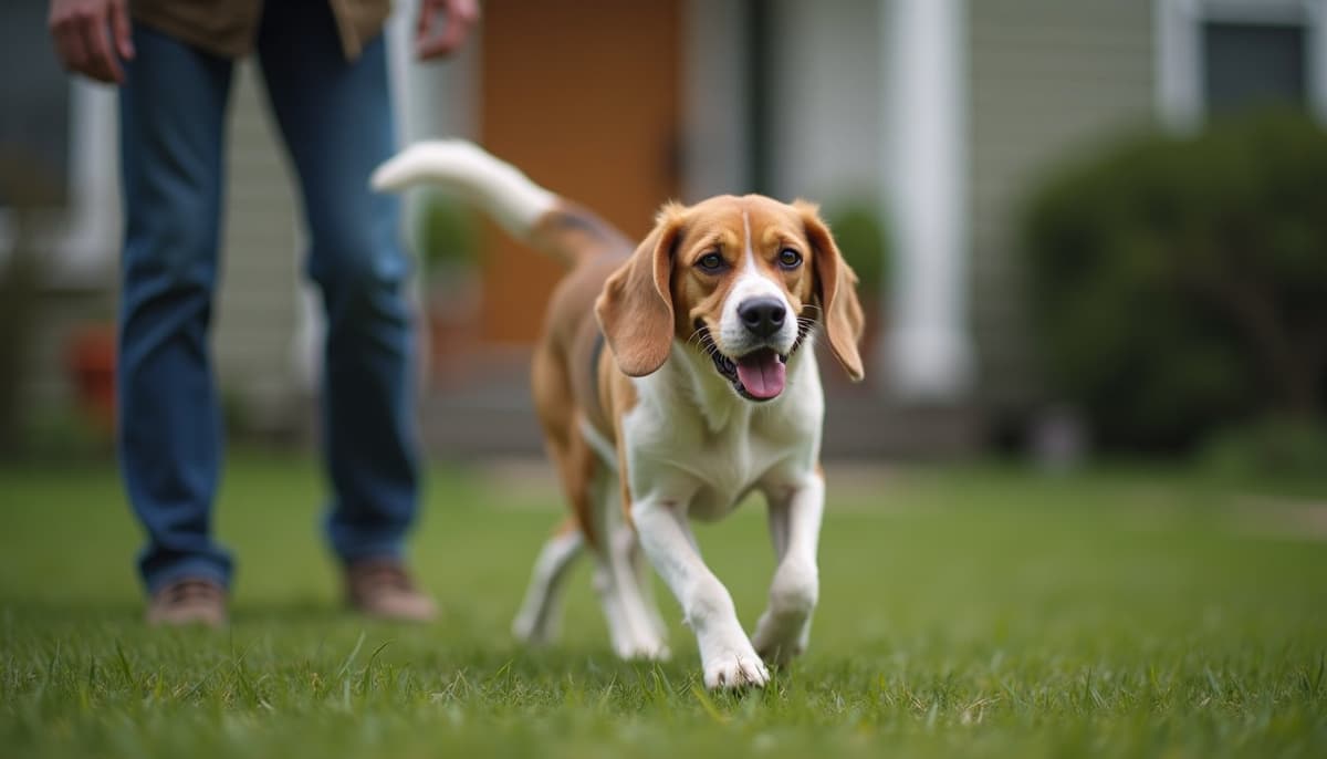 A dog on a walk — TPLO Surgery Cost in Yonkers, NY for Dogs