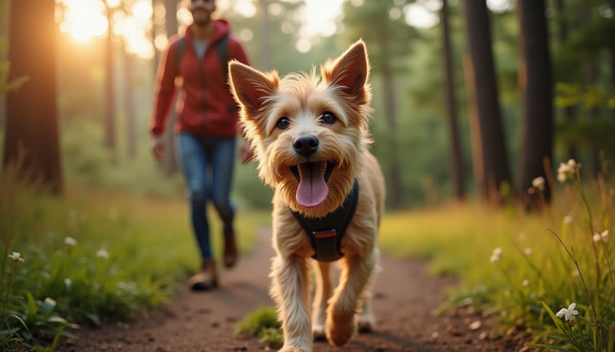 A dog on a walk — Veterinary Orthopedic Specialist Ann Arbor MI for Dogs