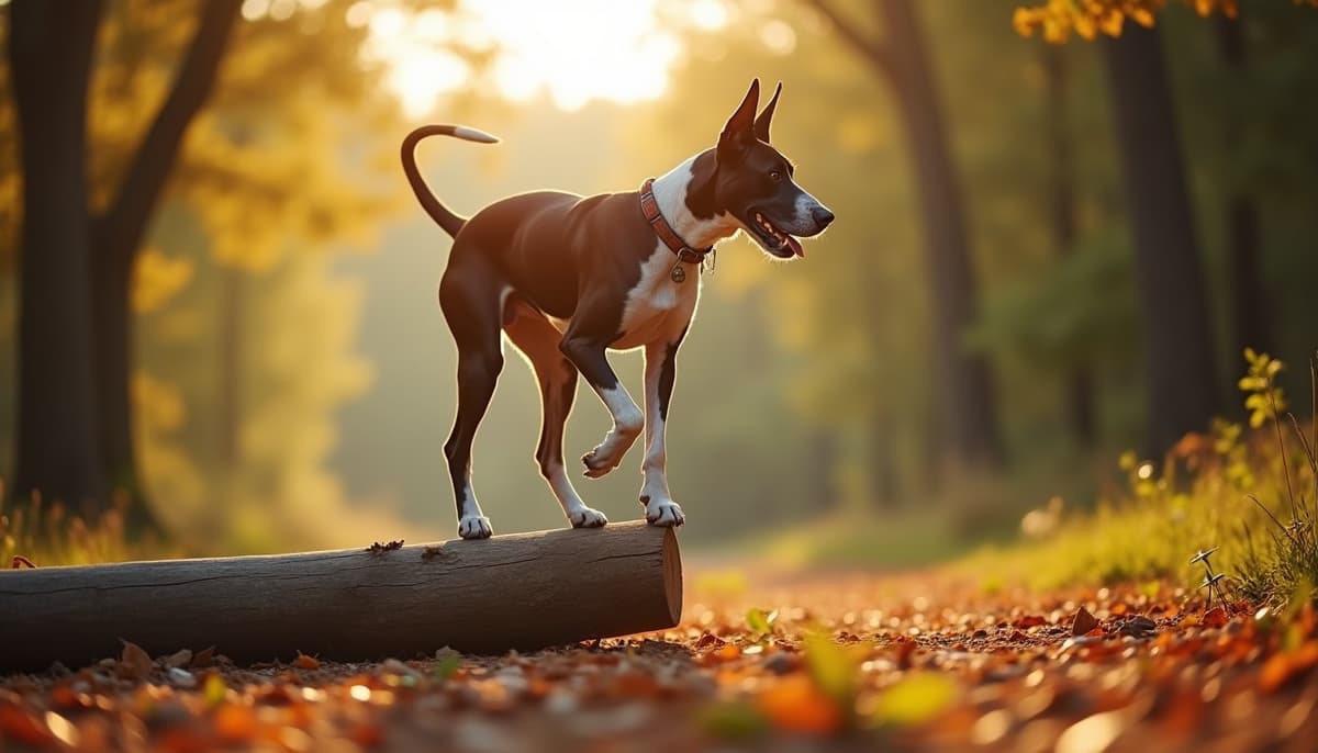 A dog on a walk — Veterinary Orthopedic Specialist in Billings, MT for Dogs
