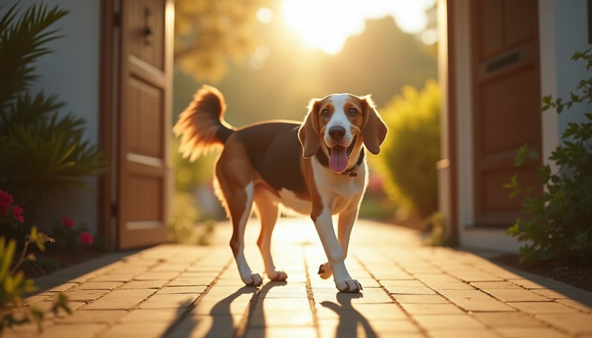 A dog on a walk — Veterinary Orthopedic Specialist Buffalo NY