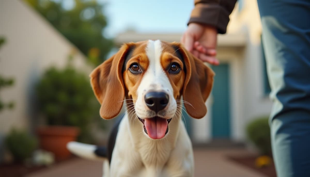 A dog on a walk — Veterinary Orthopedic Specialist in Chandler, AZ for Dogs