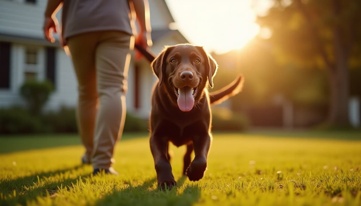 A dog on a walk — Veterinary Orthopedic Specialist Concord NH