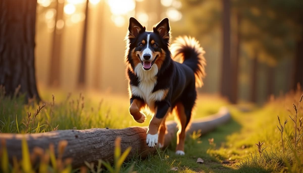 A dog on a walk — Veterinary Orthopedic Specialist in Costa Mesa, CA