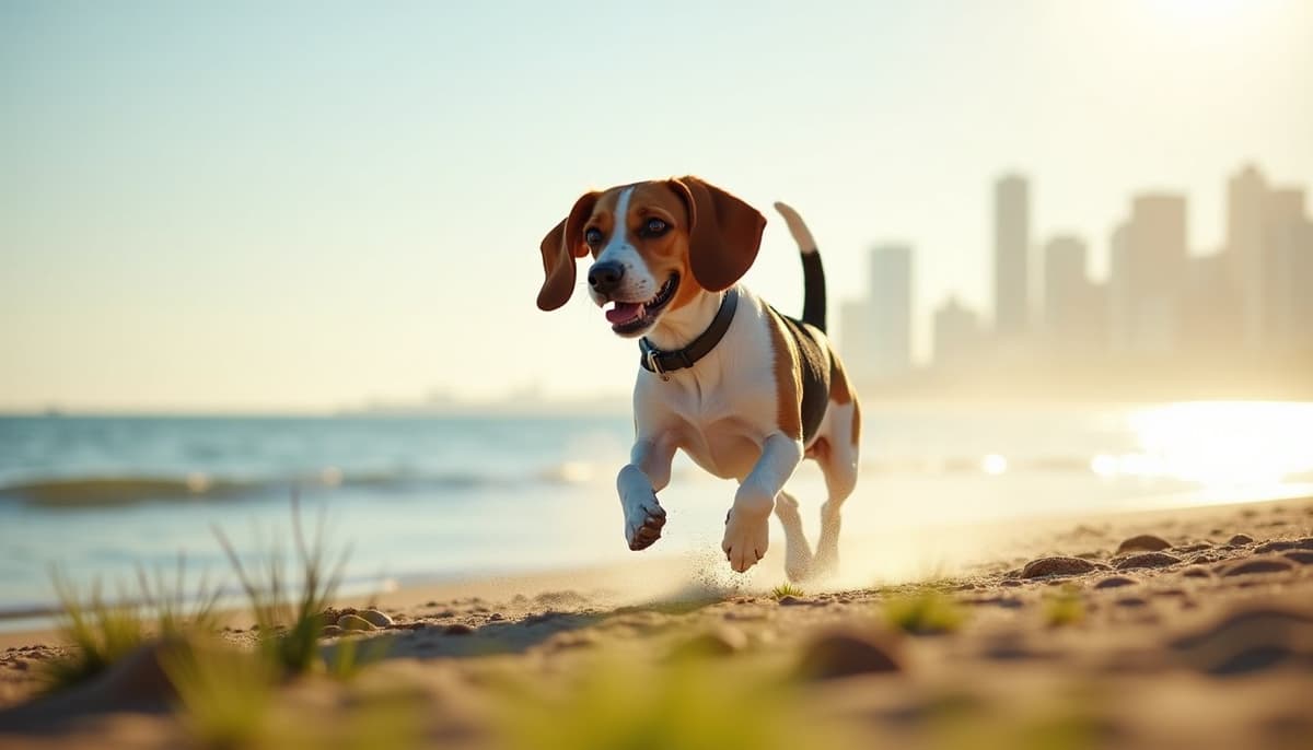 A dog on a walk — Veterinary Orthopedic Specialist in Detroit, MI for Dogs
