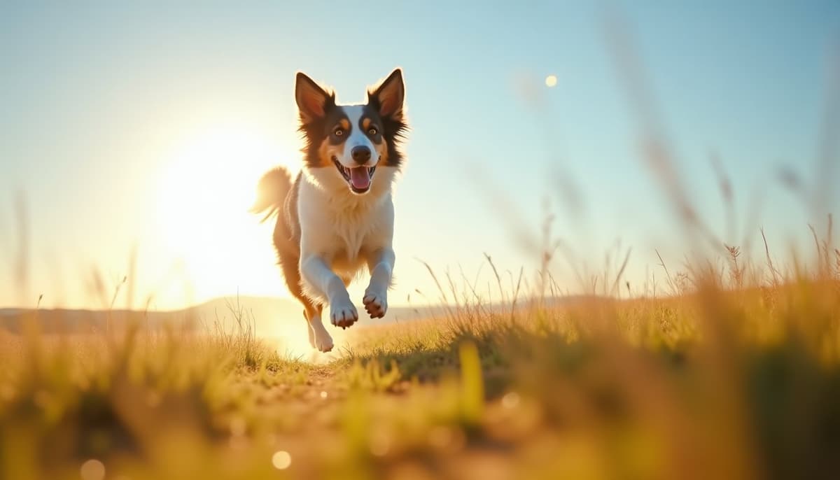 A dog on a walk — Veterinary Orthopedic Specialist in Eugene, OR