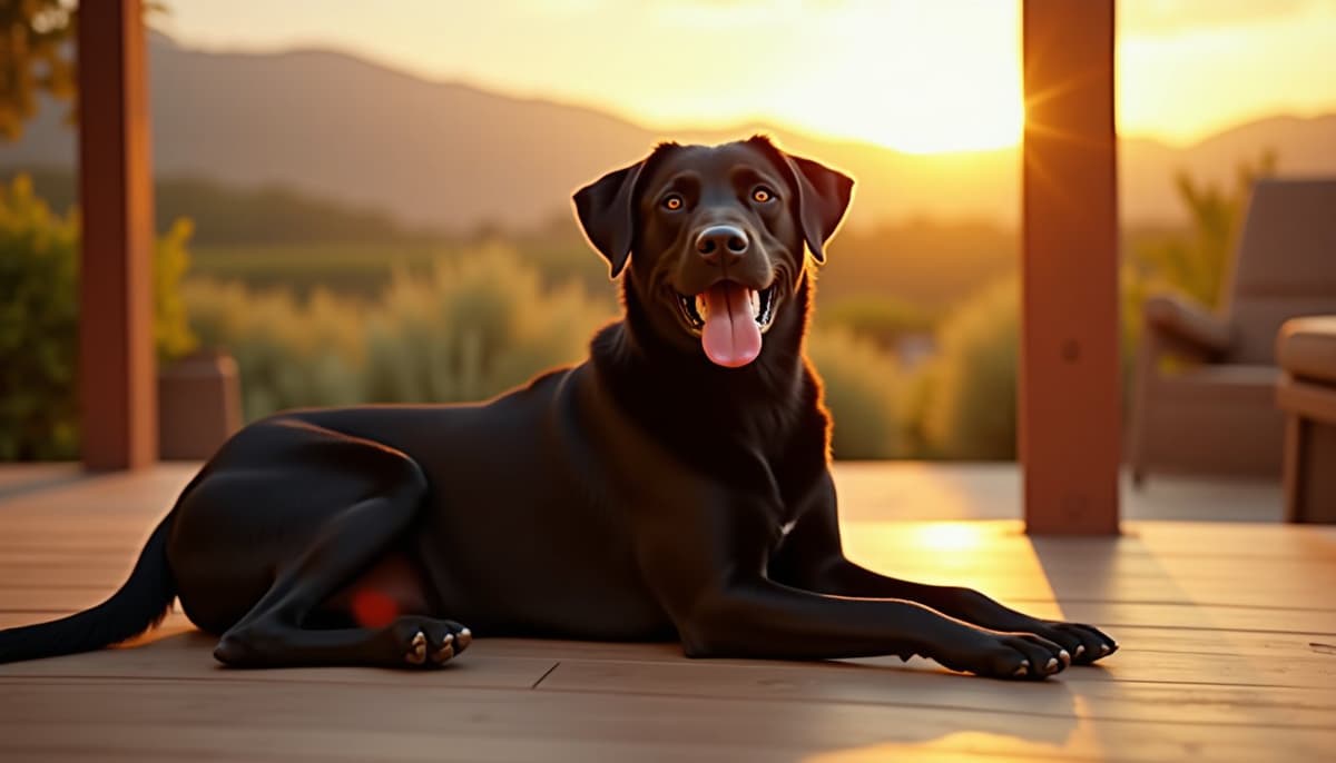 A dog on a walk — Veterinary Orthopedic Specialist in Fontana, CA