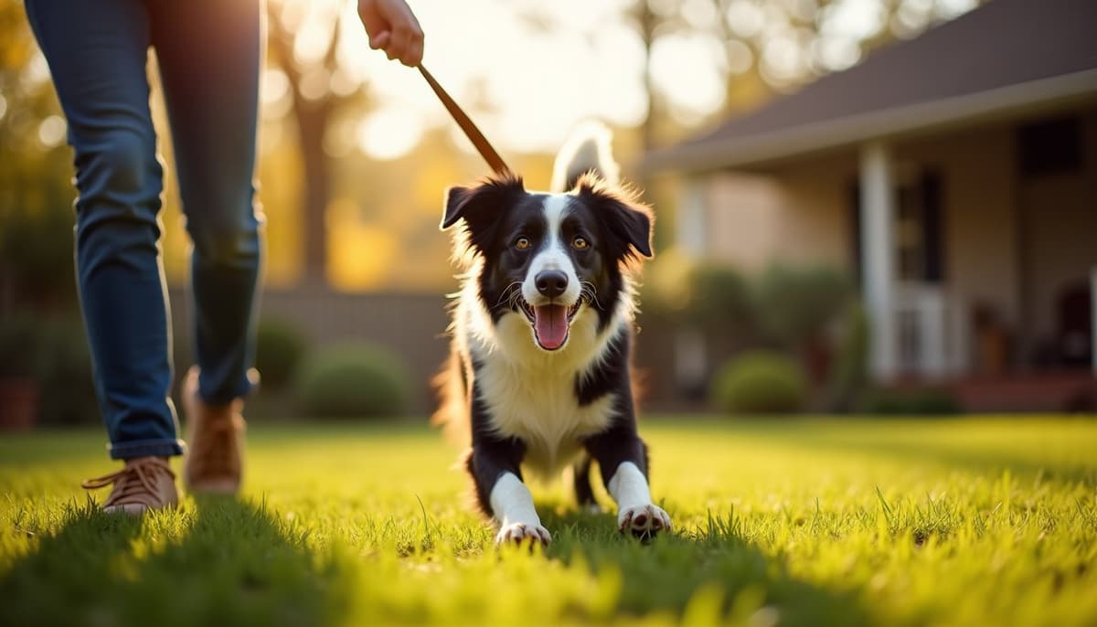 A dog on a walk ā Veterinary Orthopedic Specialist in Hayward, CA