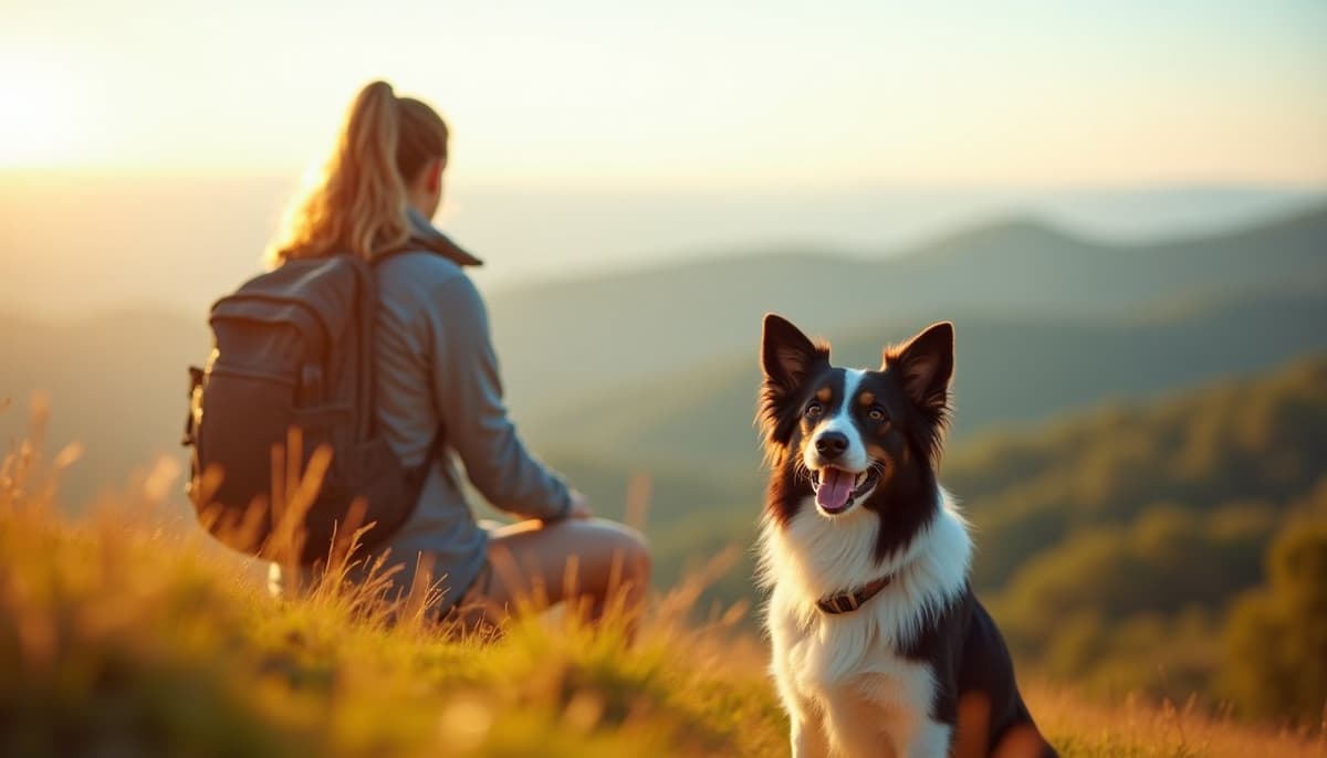 A dog on a walk — Veterinary Orthopedic Specialist Huntington Beach CA