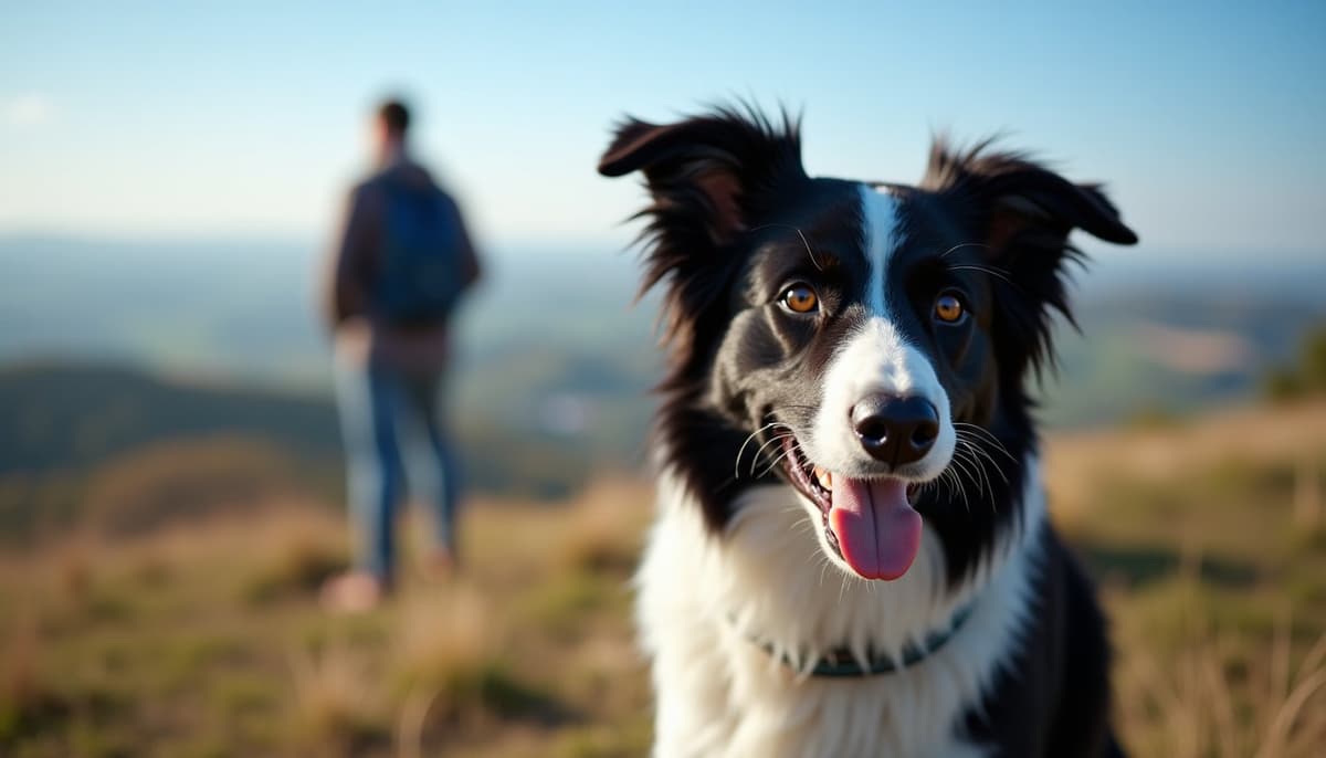 A dog on a walk — Veterinary Orthopedic Specialist in Lancaster, PA