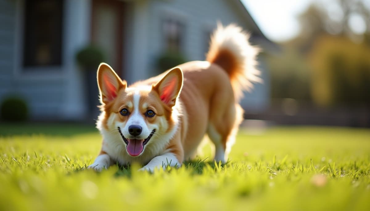 A dog on a walk — Veterinary Orthopedic Specialist in Lexington, KY