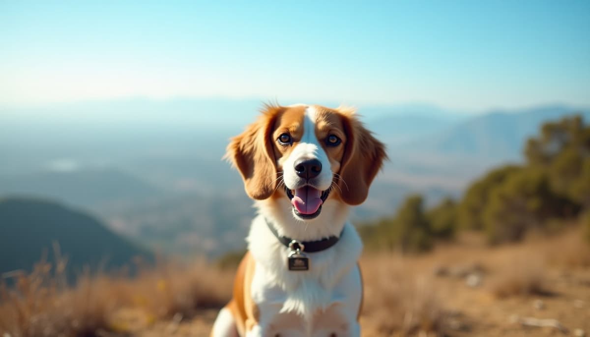 A dog on a walk — Dog Orthopedic Specialist in Los Angeles, CA