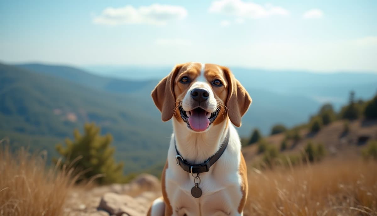 A dog on a walk — Veterinary Orthopedic Specialist in Macon, GA for Dogs