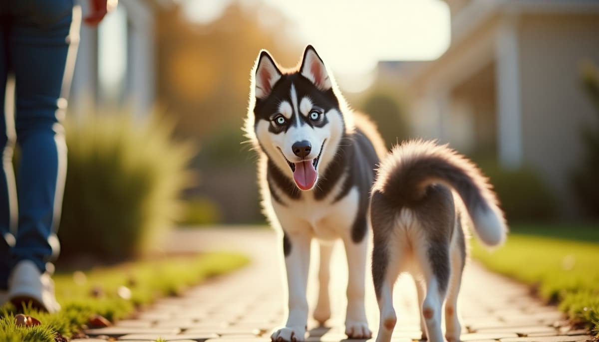 A dog on a walk — Veterinary Orthopedic Specialist Newark NJ for Dogs