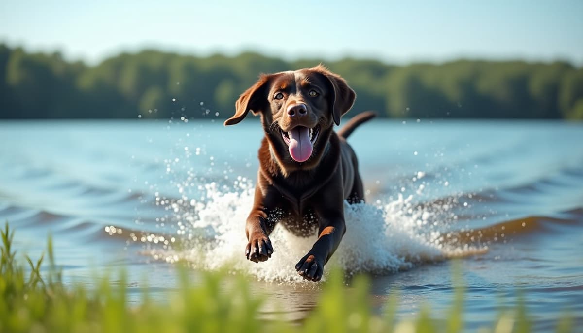 A dog on a walk — Veterinary Orthopedic Specialist in Raleigh NC for Dogs