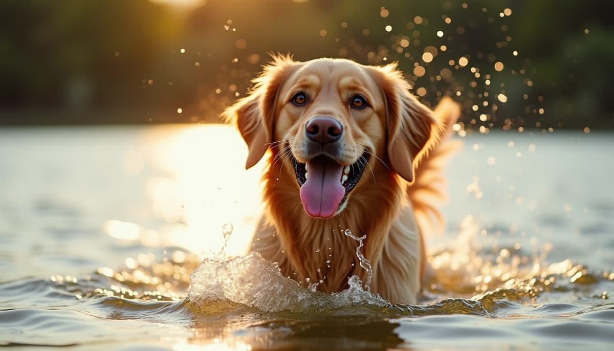 A dog on a walk — Veterinary Orthopedic Specialist in Rockford, IL