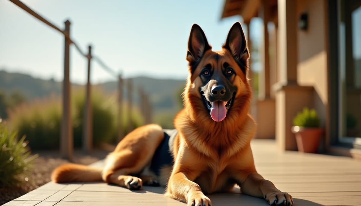 A dog on a walk — Veterinary Orthopedic Specialist in Salinas, CA
