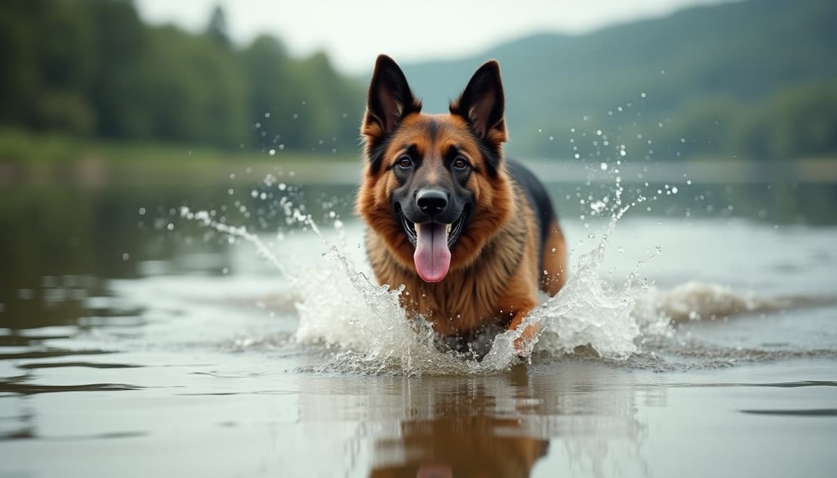 A dog on a walk — Veterinary Orthopedic Specialist San Bernardino CA