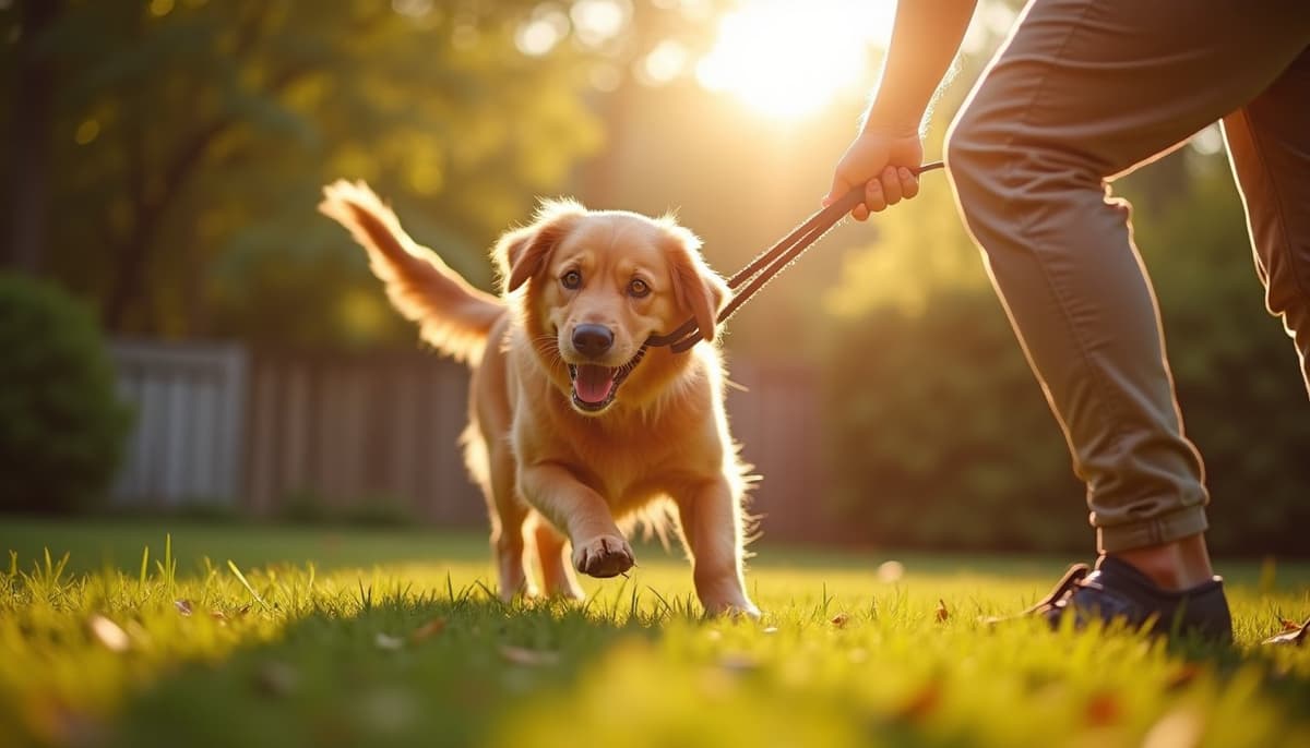 A dog on a walk — Veterinary Orthopedic Specialist Santa Clarita CA