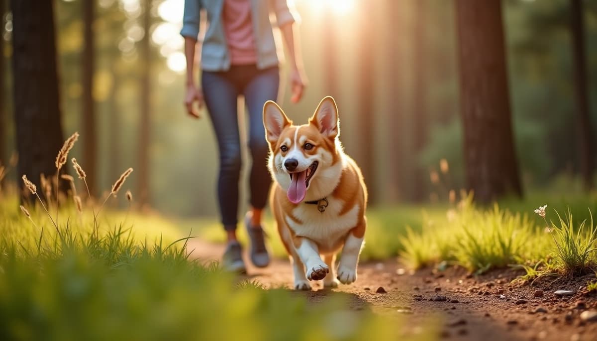 A dog on a walk ā Veterinary Orthopedic Specialist South Bend IN for Dogs