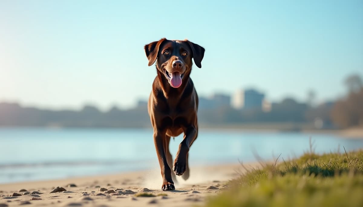 A dog on a walk — Veterinary Orthopedic Specialist in Stamford, CT
