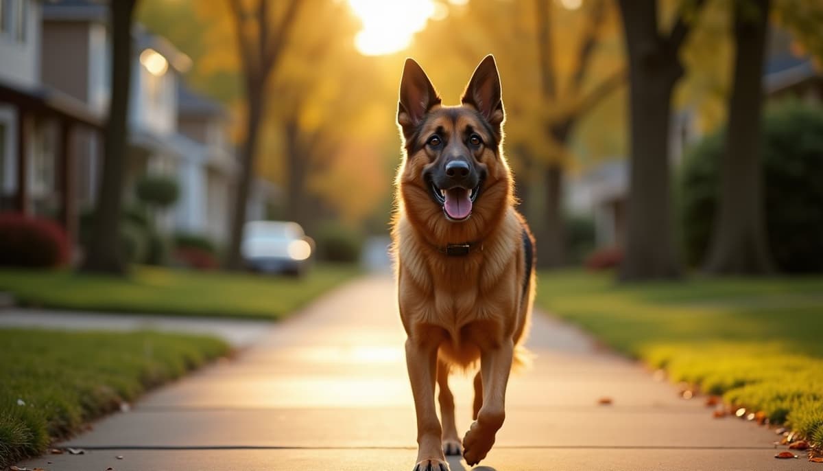 A dog on a walk — Veterinary Orthopedic Specialist West Jordan UT for Dogs